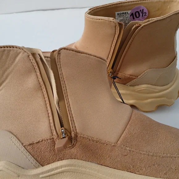 Sorel Womens Kinetic Breakthru Acadia Wateroroof Camel Sneaker Boot Sizs 10.5 - Picture 5 of 14